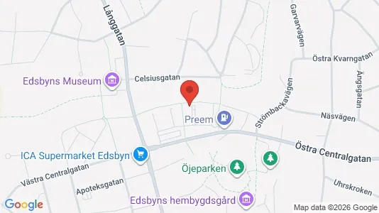 Lägenheter att hyra i Ovanåker - kort over placeringen
