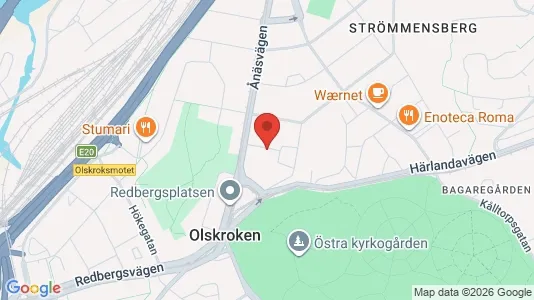 Lägenheter att hyra i Örgryte-Härlanda - kort over placeringen