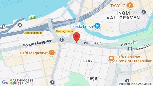 Lägenheter att hyra i Göteborg Centrum - kort over placeringen