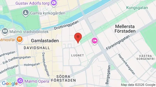Lägenheter att hyra i Malmö Centrum - kort over placeringen