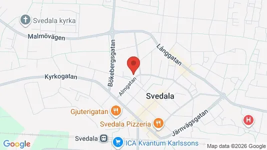 Lägenheter att hyra i Svedala - kort over placeringen
