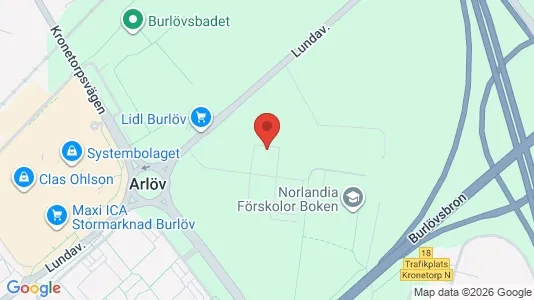 Lägenheter att hyra i Burlöv - kort over placeringen