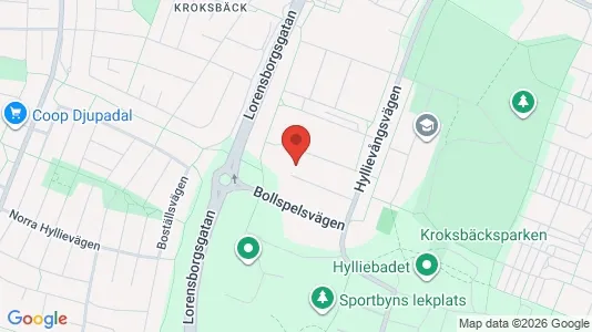 Lägenheter att hyra i Hyllie - kort over placeringen