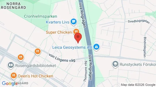 Lägenheter att hyra i Rosengård - kort over placeringen