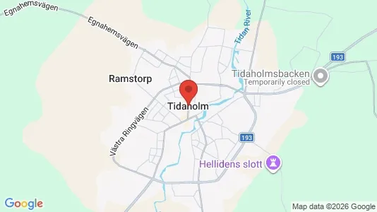 Lägenheter att hyra i Tidaholm - kort over placeringen