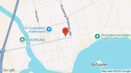 Lägenheter att hyra i Askersund - kort over placeringen