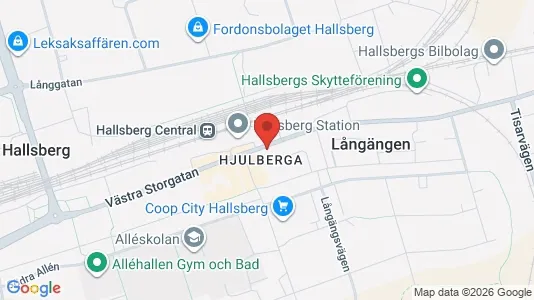 Lägenheter att hyra i Hallsberg - kort over placeringen
