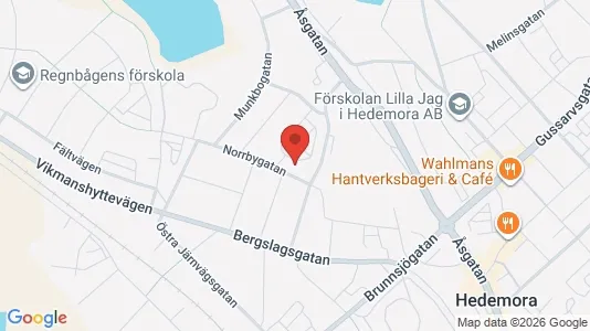 Lägenheter att hyra i Hedemora - kort over placeringen
