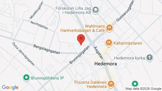 Lägenheter att hyra i Hedemora - kort over placeringen