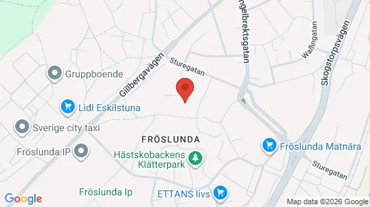 Lägenheter att hyra i Eskilstuna - kort over placeringen