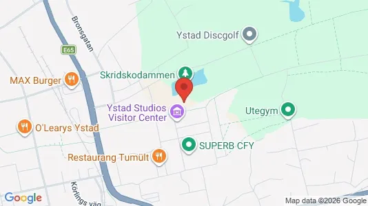 Lägenheter att hyra i Ystad - kort over placeringen