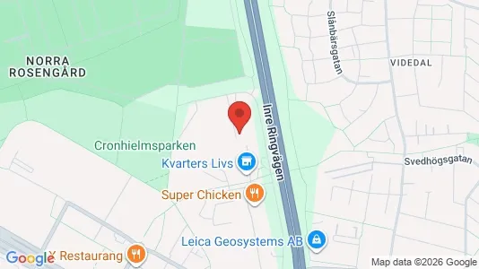 Lägenheter att hyra i Rosengård - kort over placeringen