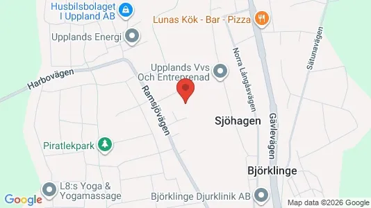Lägenheter att hyra i Uppsala - kort over placeringen