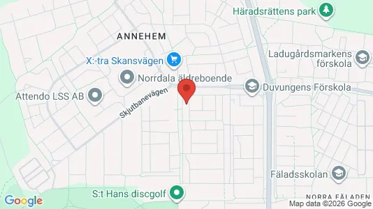 Lägenheter att hyra i Lund - kort over placeringen