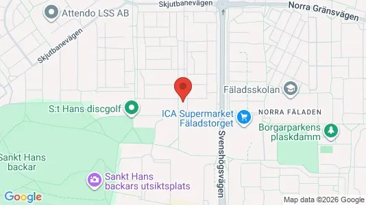 Lägenheter att hyra i Lund - kort over placeringen