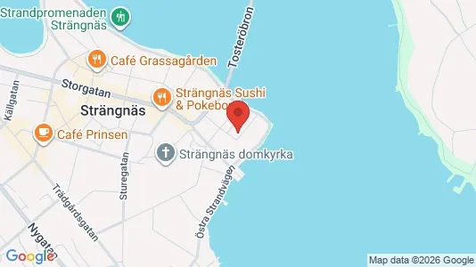 Lägenheter att hyra i Strängnäs - kort over placeringen