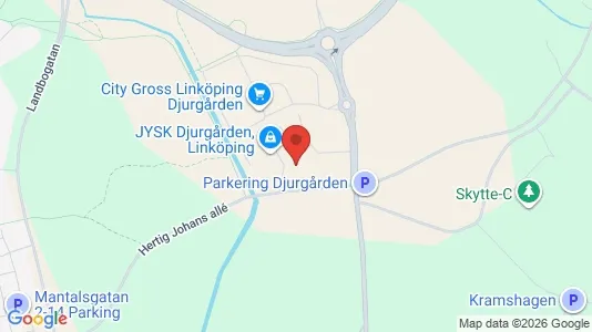 Lägenheter att hyra i Linköping - kort over placeringen