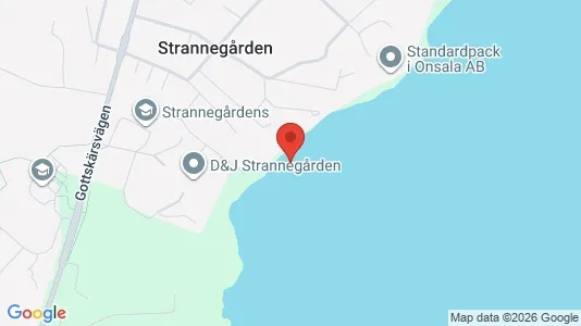 Lägenheter att hyra i Kungsbacka - kort over placeringen