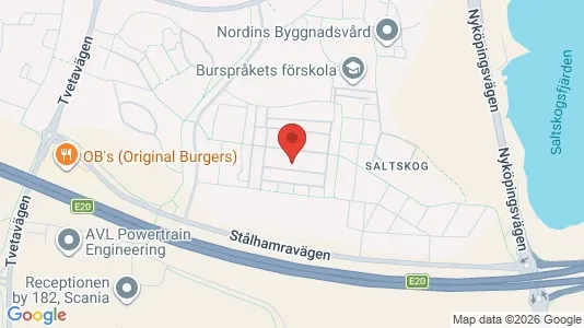 Lägenheter att hyra i Södertälje - kort over placeringen
