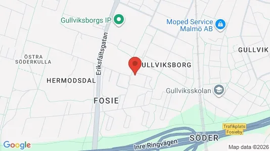 Lägenheter att hyra i Fosie - kort over placeringen