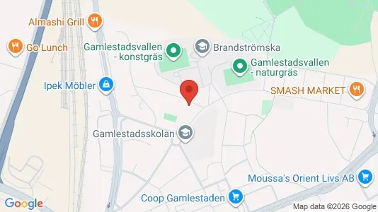 Lägenheter att hyra i Göteborg Östra - kort over placeringen