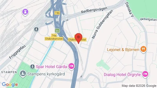 Lägenheter att hyra i Örgryte-Härlanda - kort over placeringen