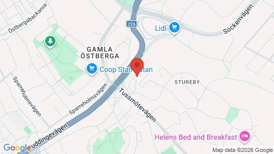 Lägenheter att hyra i Söderort - kort over placeringen