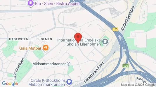 Lägenheter att hyra i Söderort - kort over placeringen