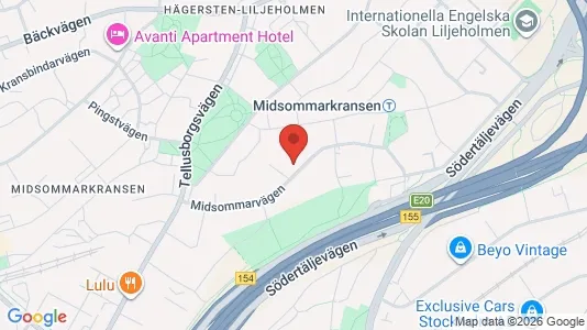 Lägenheter att hyra i Söderort - kort over placeringen