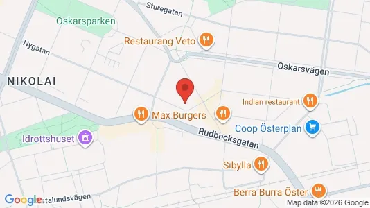 Lägenheter att hyra i Örebro - kort over placeringen