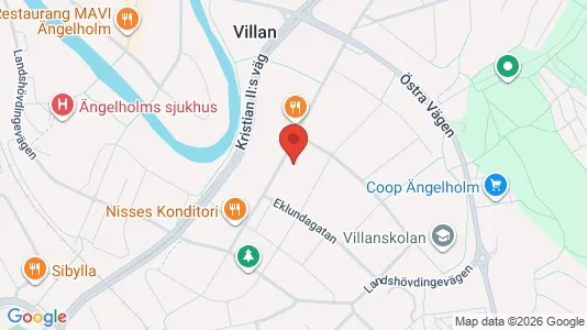 Lägenheter att hyra i Ängelholm - kort over placeringen