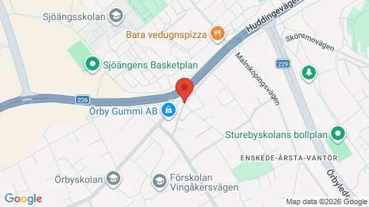 Lägenheter att hyra i Söderort - kort over placeringen