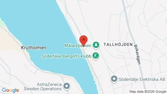Lägenheter att hyra i Södertälje - kort over placeringen