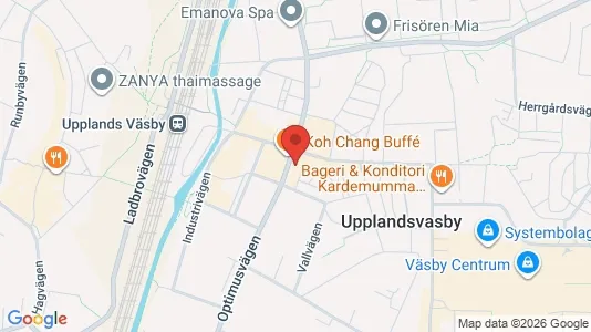 Lägenheter att hyra i Upplands Väsby - kort over placeringen