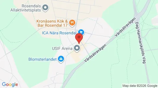 Lägenheter att hyra i Uppsala - kort over placeringen