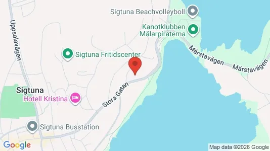 Lägenheter att hyra i Sigtuna - kort over placeringen