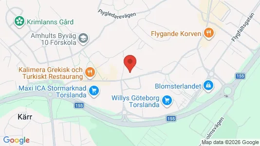 Lägenheter att hyra i Västra hisingen - kort over placeringen