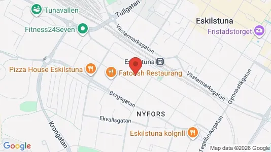 Lägenheter att hyra i Eskilstuna - kort over placeringen