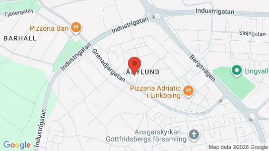 Lägenheter att hyra i Linköping - kort over placeringen