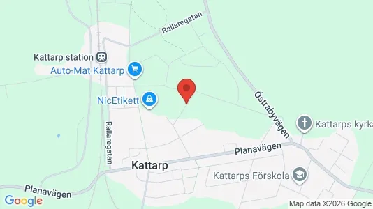 Rum att hyra i Helsingborg - kort over placeringen