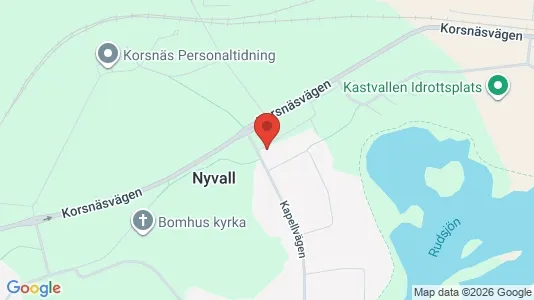 Lägenheter att hyra i Gävle - kort over placeringen
