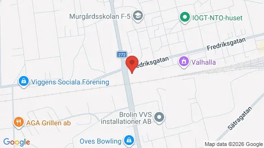 Lägenheter att hyra i Sandviken - kort over placeringen