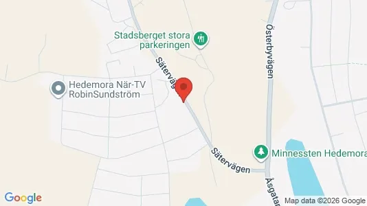 Lägenheter att hyra i Hedemora - kort over placeringen