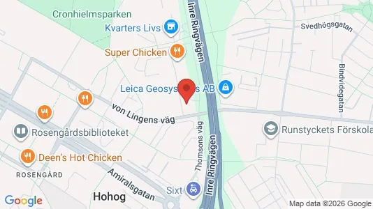 Lägenheter att hyra i Rosengård - kort over placeringen