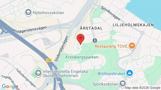 Lägenheter att hyra i Södermalm - kort over placeringen