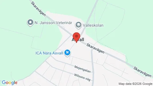 Lägenheter att hyra i Skara - kort over placeringen