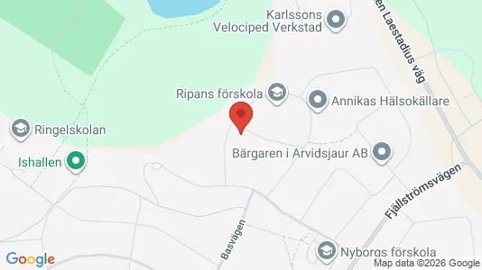 Lägenheter att hyra i Arvidsjaur - kort over placeringen