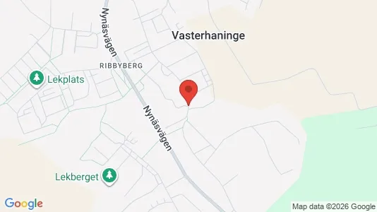 Lägenheter att hyra i Haninge - kort over placeringen