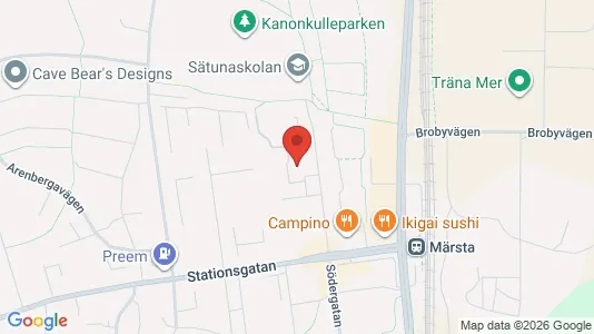 Lägenheter att hyra i Sigtuna - kort over placeringen