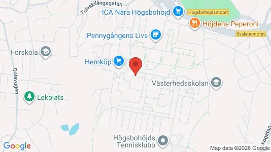 Lägenheter att hyra i Majorna-Linné - kort over placeringen